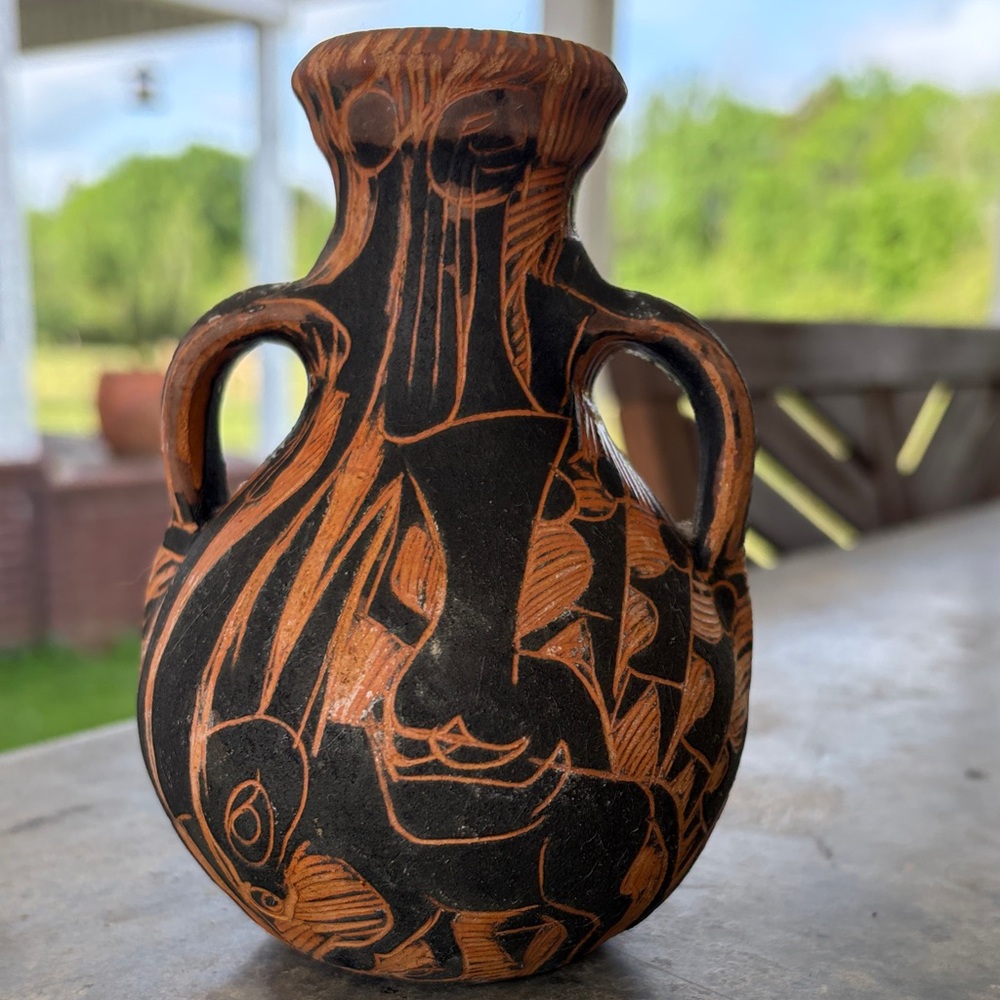 Herman Sanz in style of Pablo Picasso vase Pedro Mercedes workshops